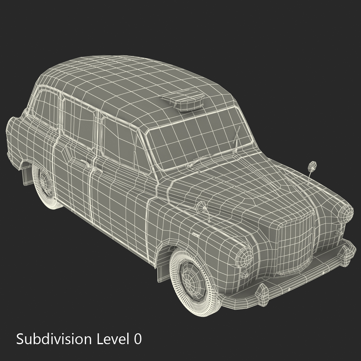 London Cab FX4 3D model