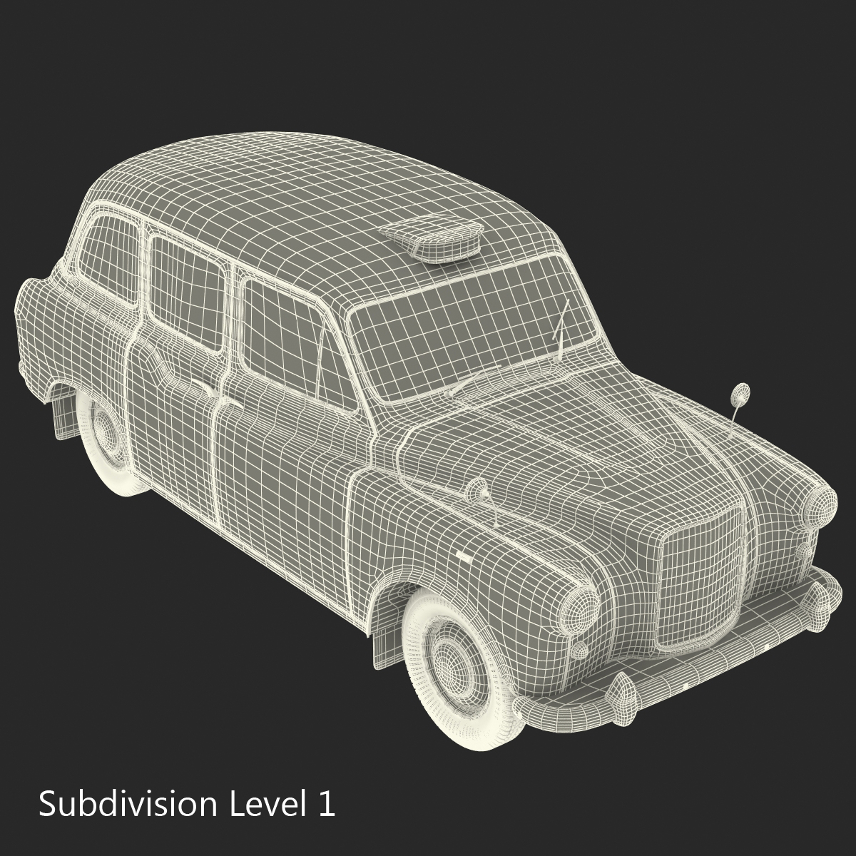 London Cab FX4 3D model