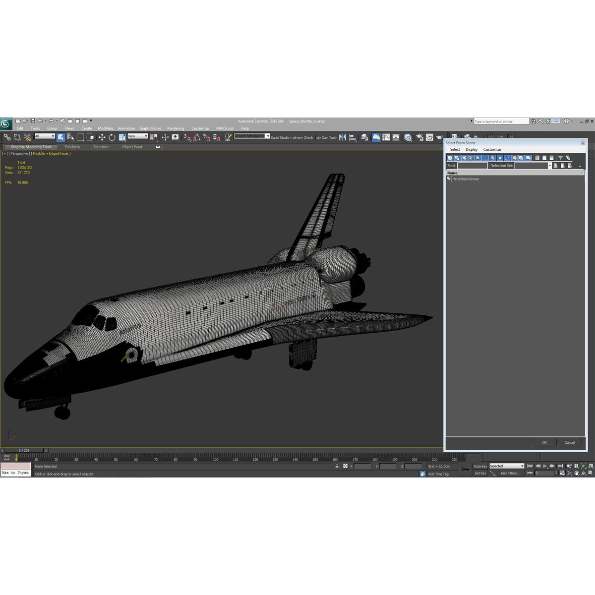 3D Space Shuttle model