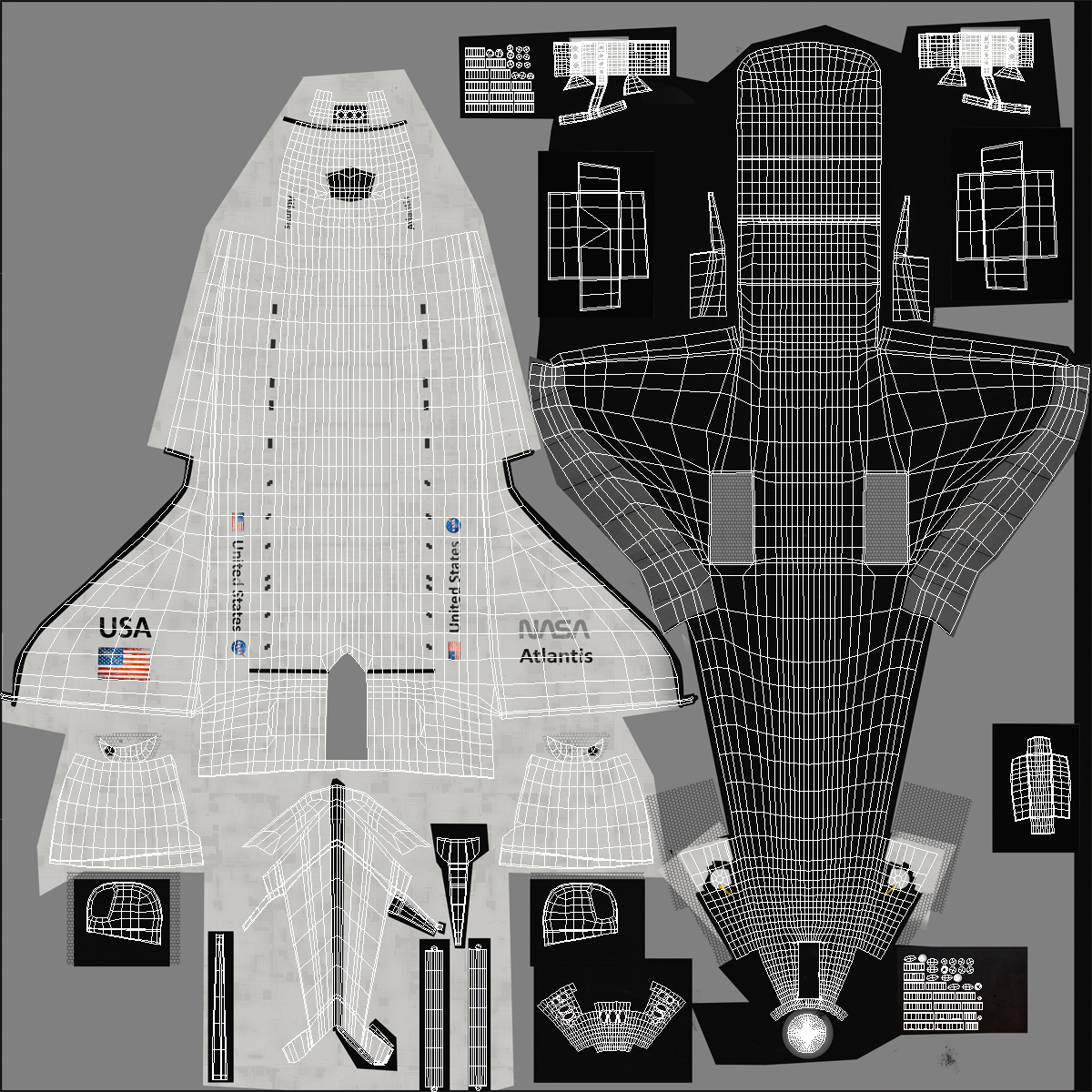 3D Space Shuttle model