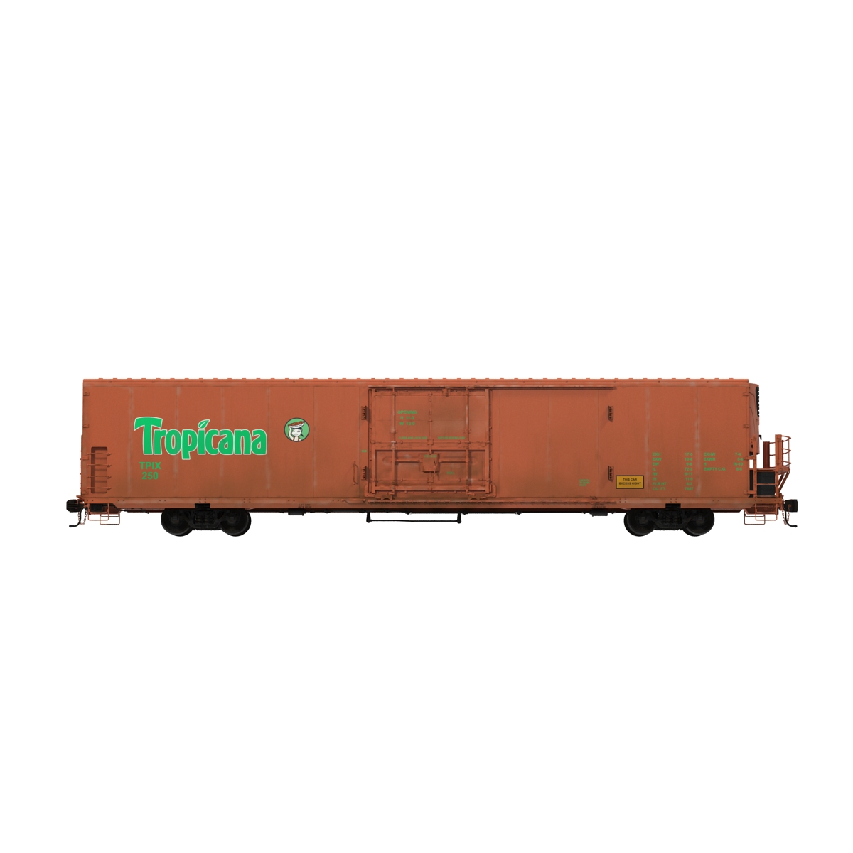 3D model Railroad Refrigerator Car