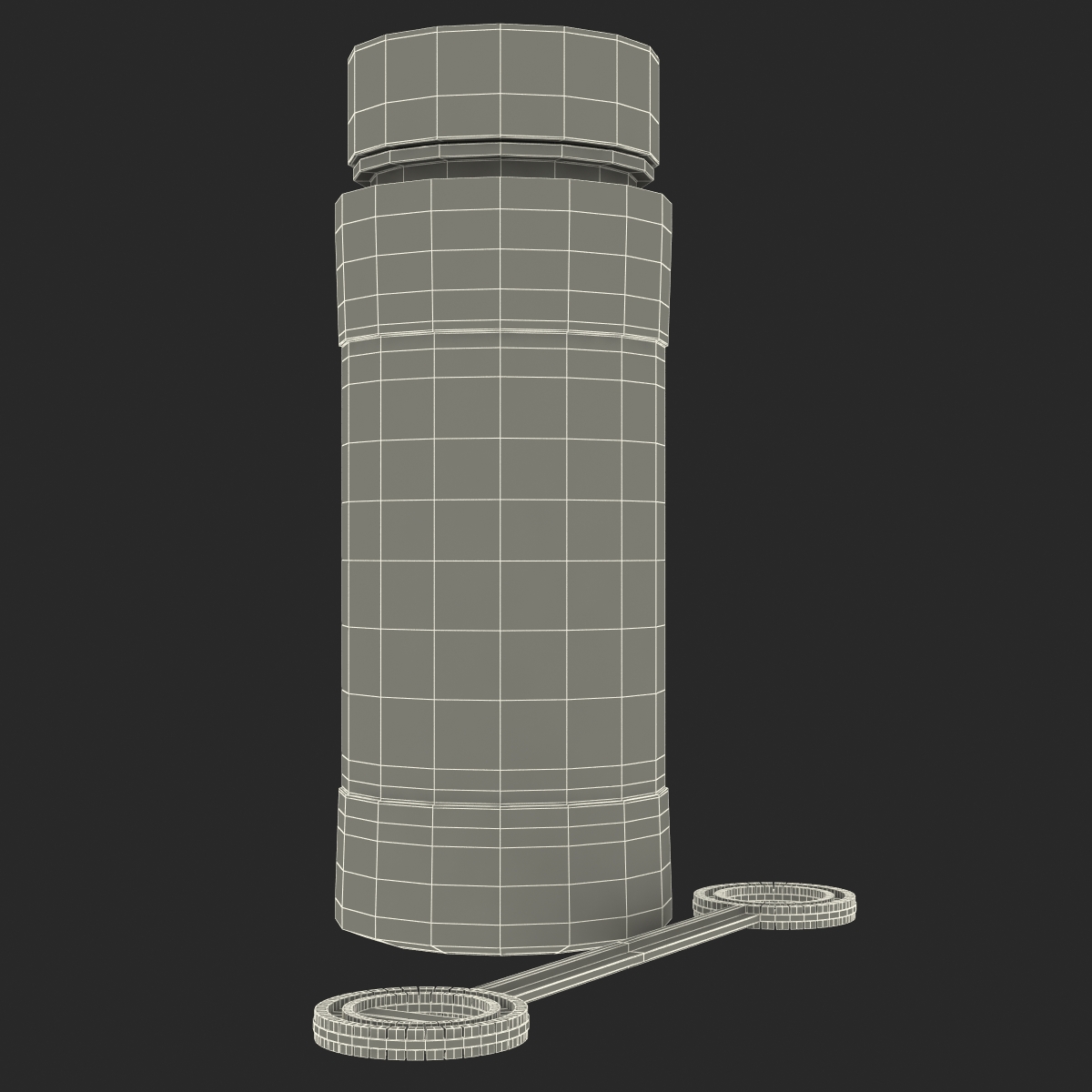 3D Bubbles Bottle and Wand model