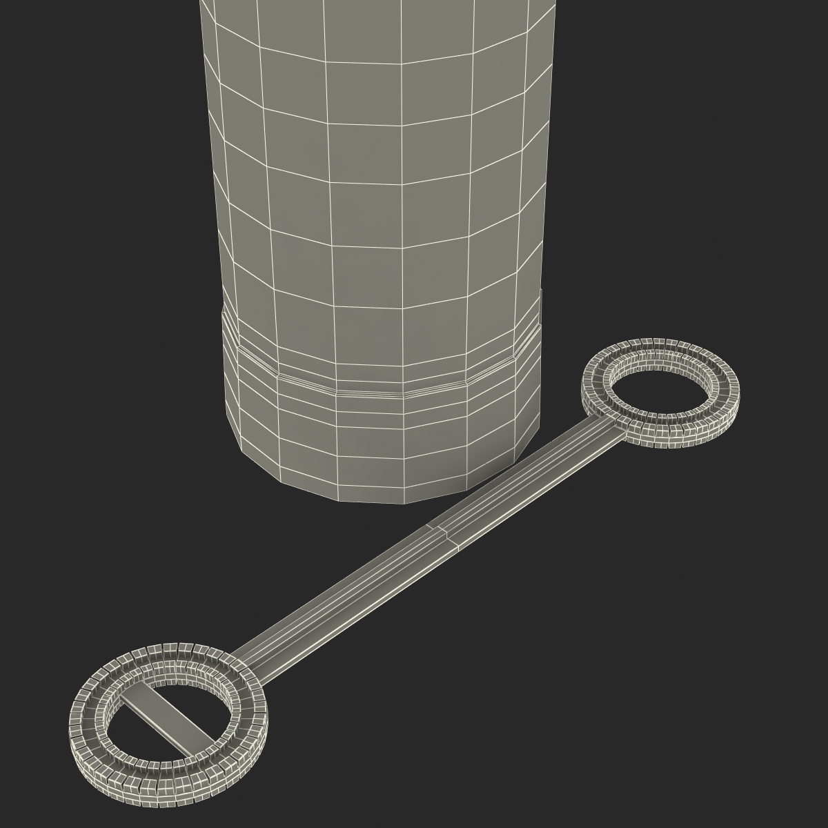 3D Bubbles Bottle and Wand model