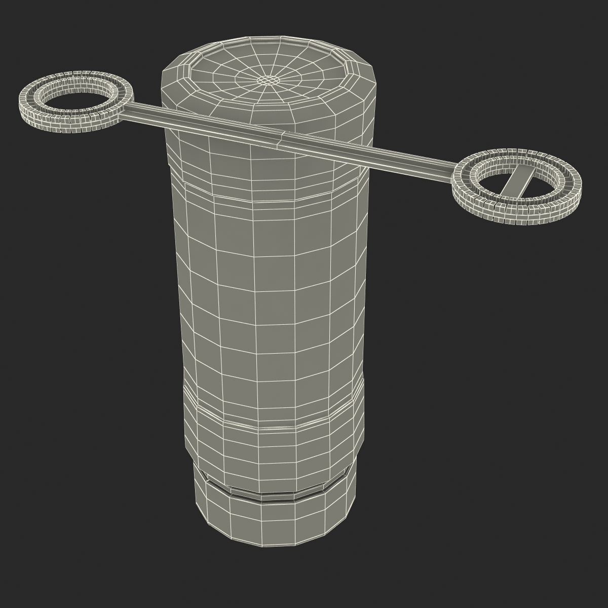 3D Bubbles Bottle and Wand model