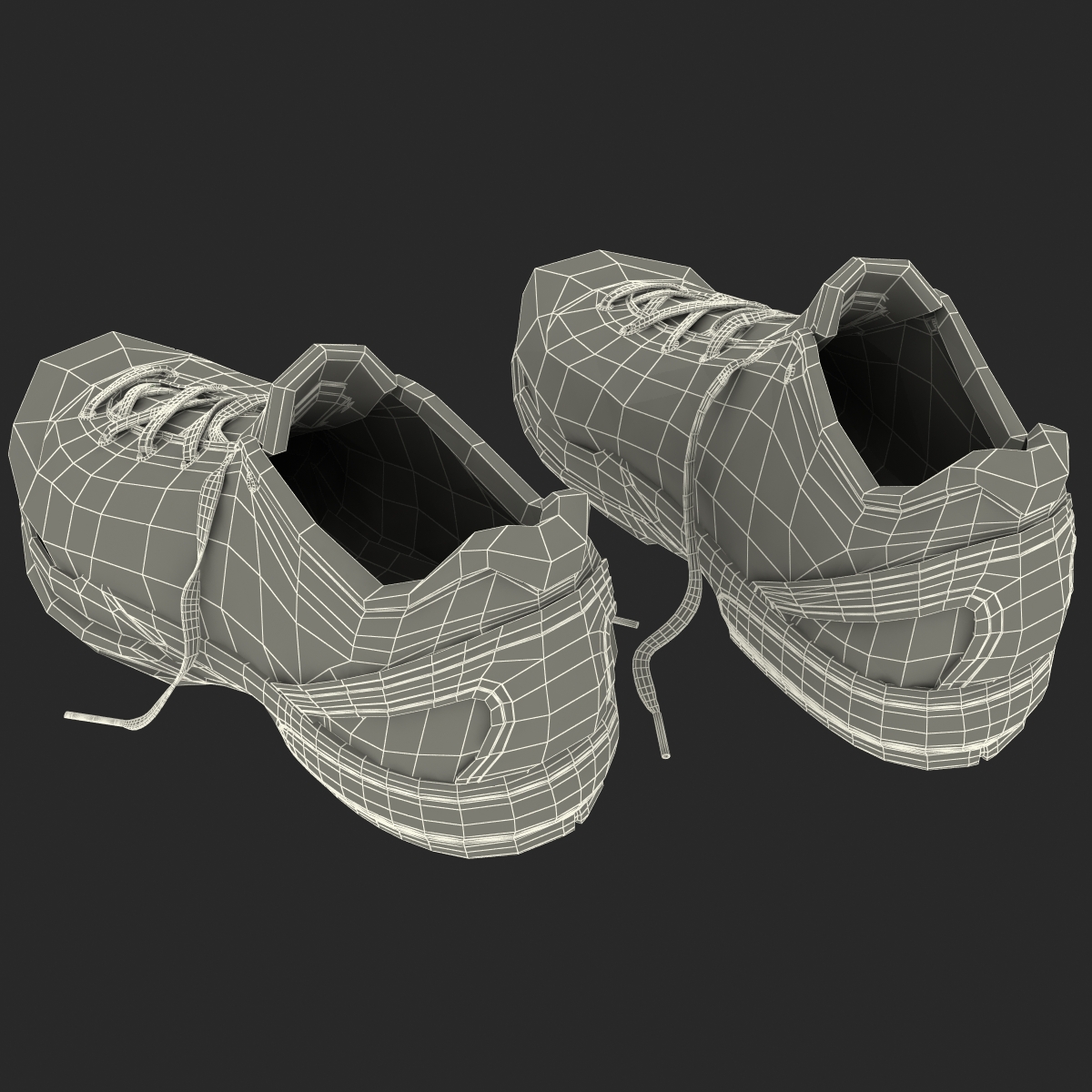 3D Sneakers Nike Zoom model