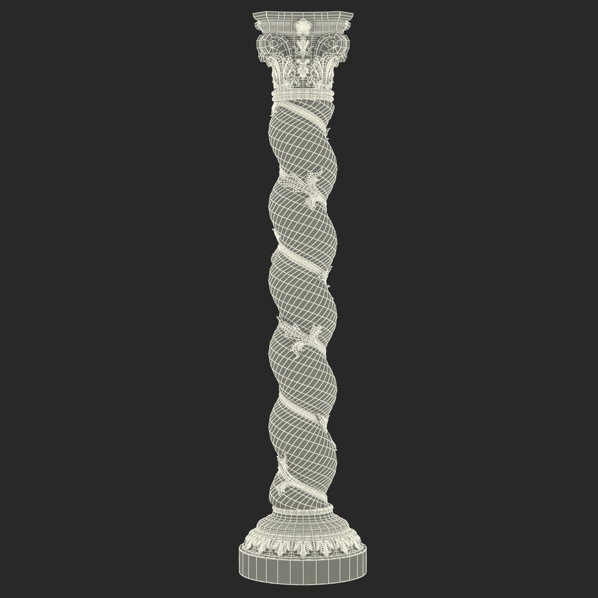 3D Solomonic Column