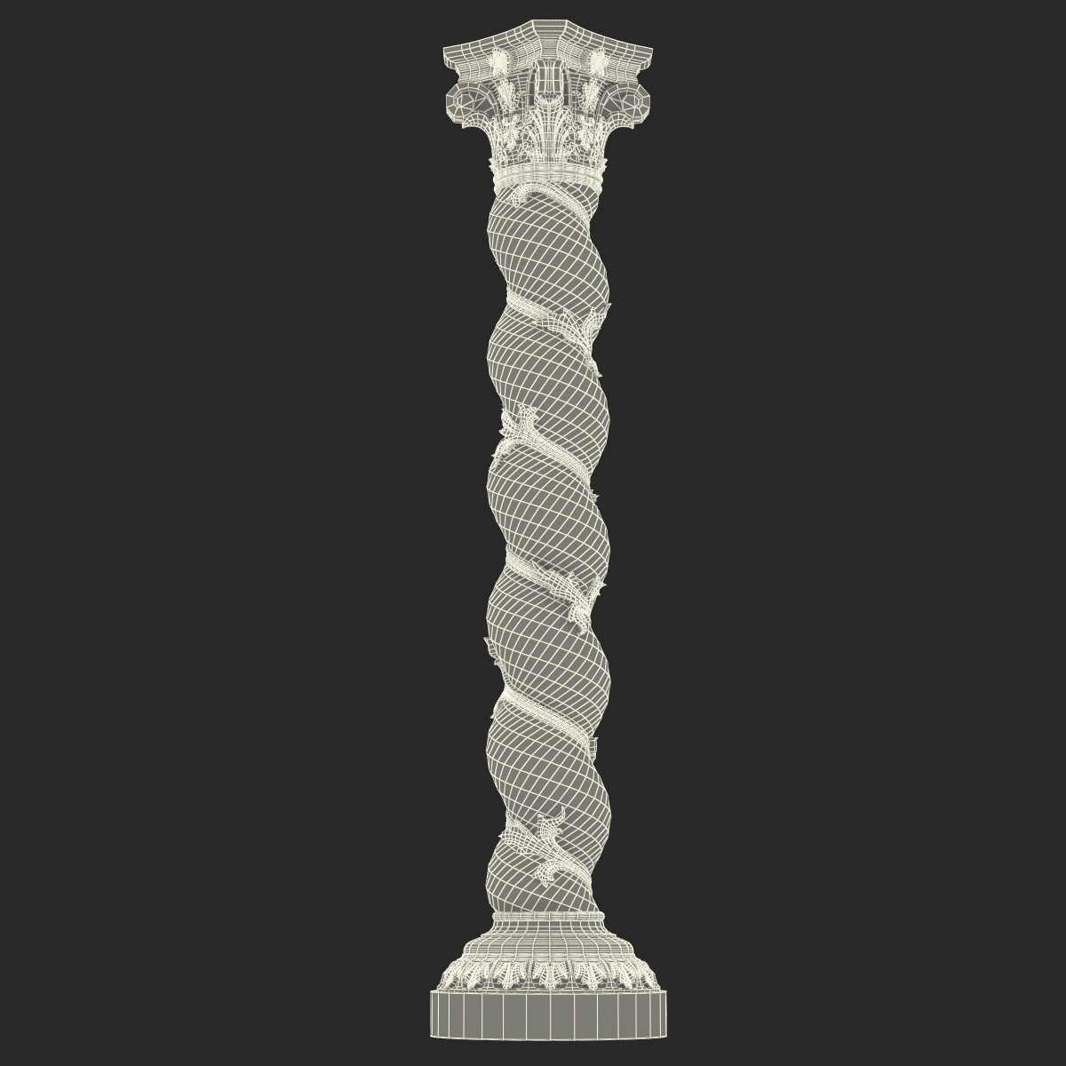 3D Solomonic Column