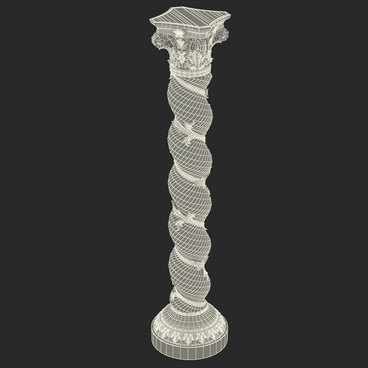 3D Solomonic Column