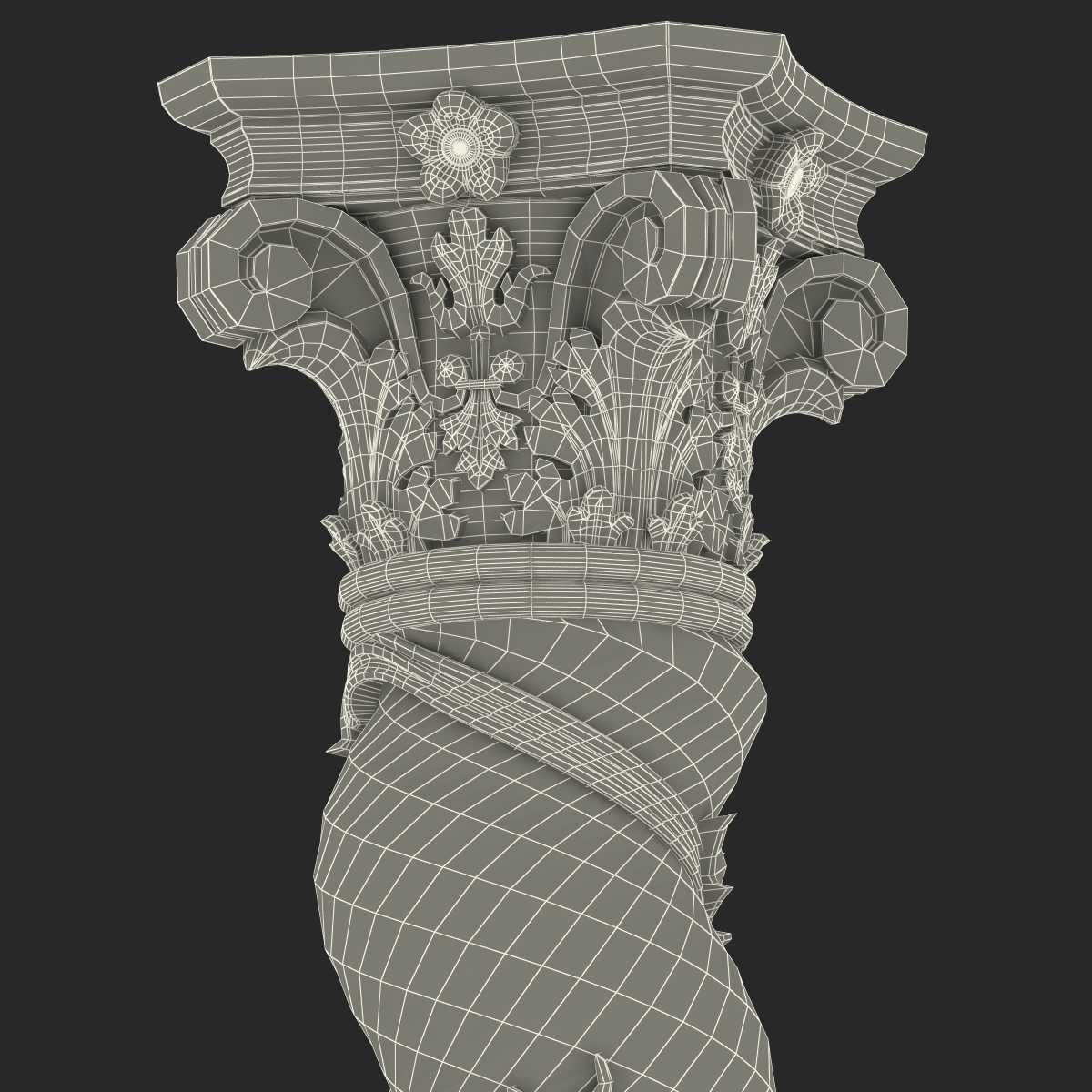 3D Solomonic Column