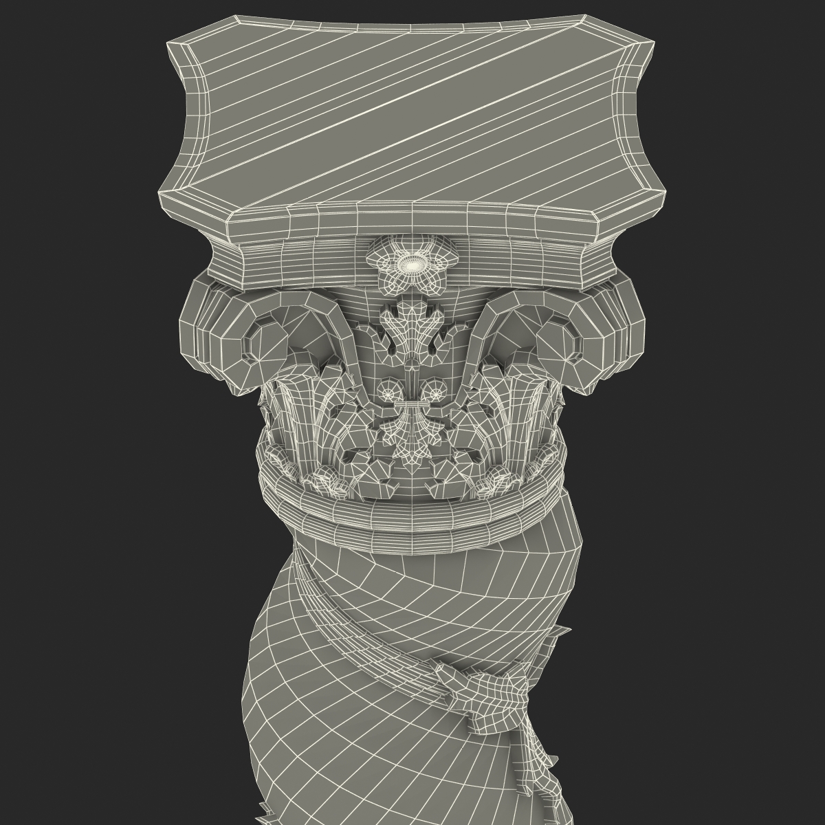 3D Solomonic Column