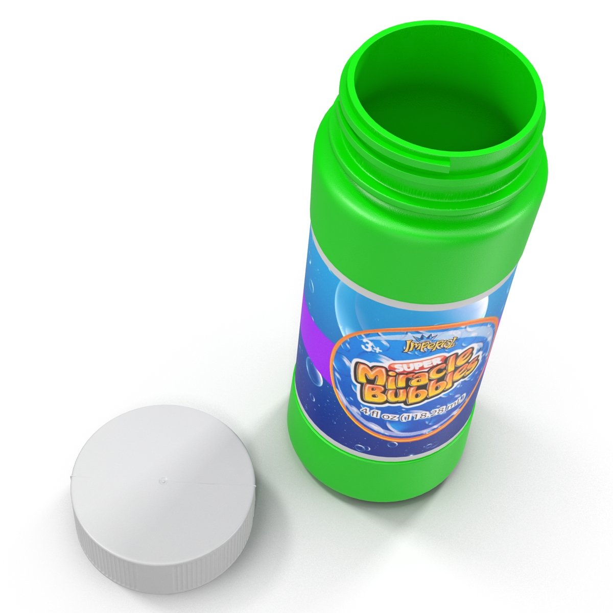 Bubbles Bottle 3D model