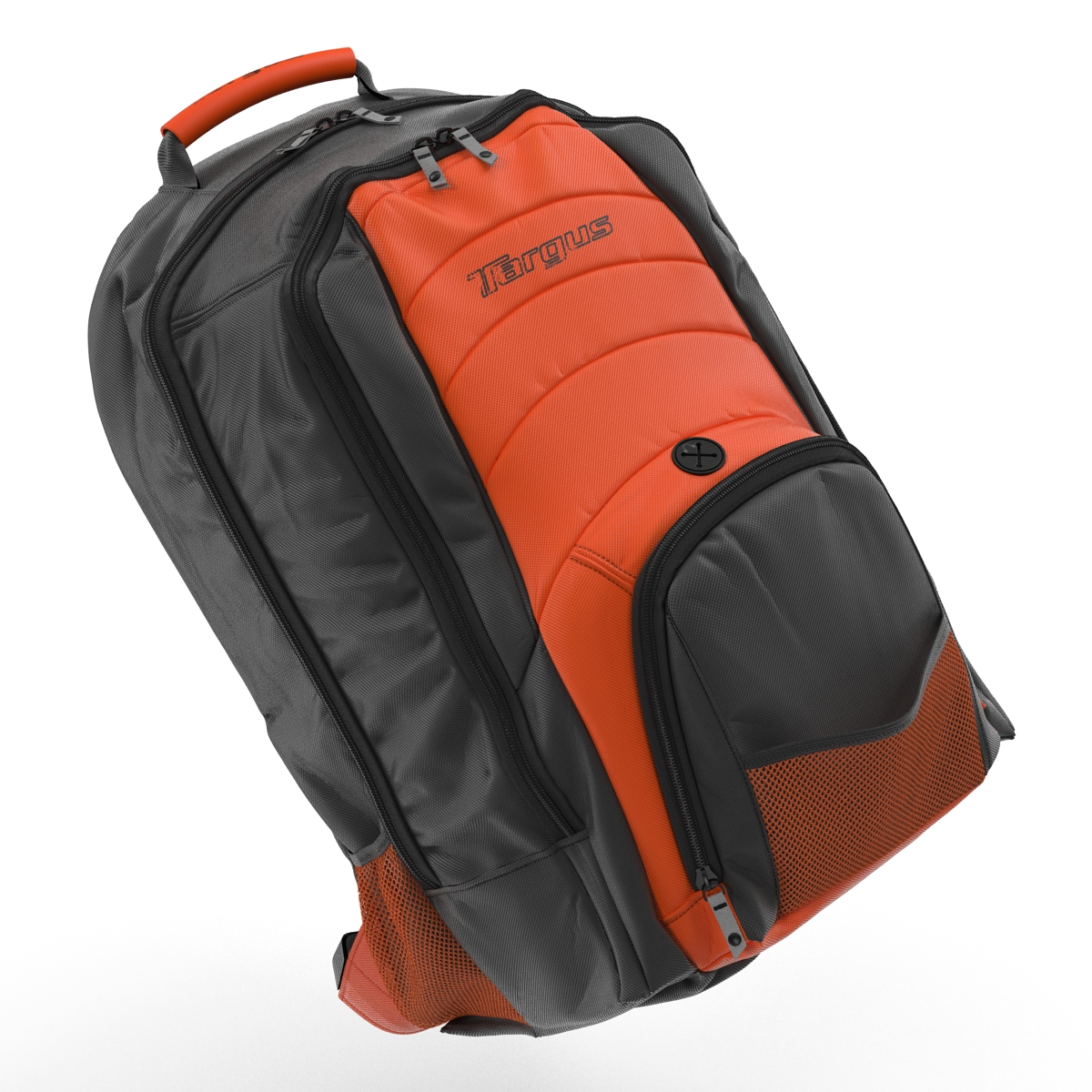 3D Backpack Black Orange