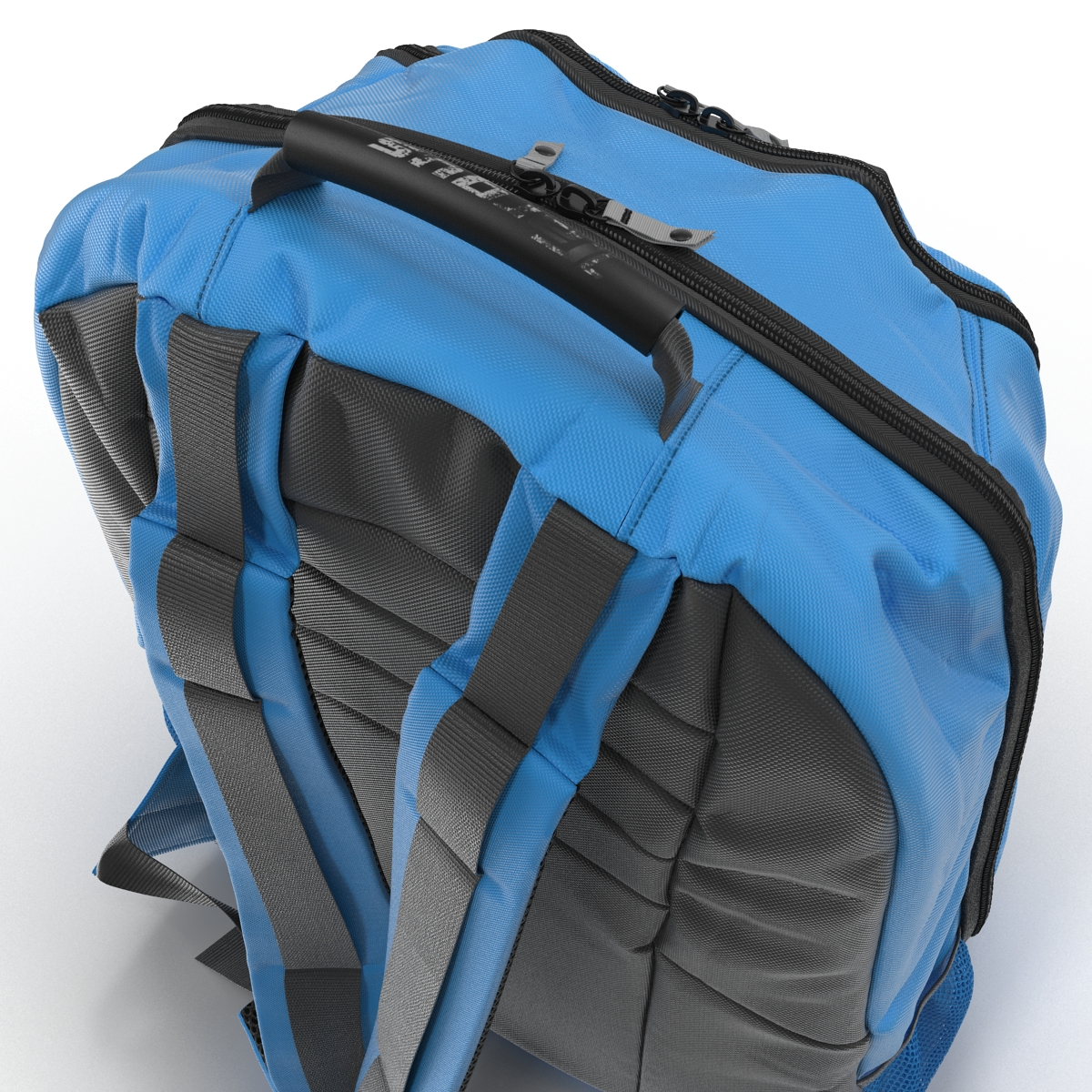 3D Backpack Blue model