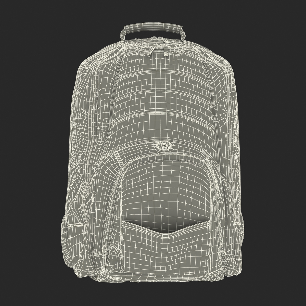 Backpack Red 3D