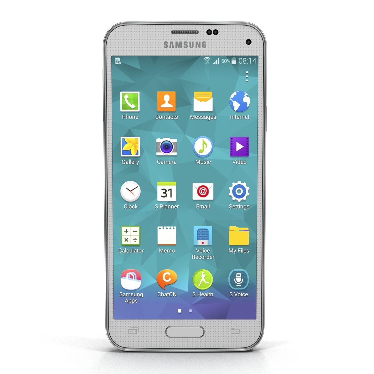 3D Samsung Galaxy S5 Mini White model