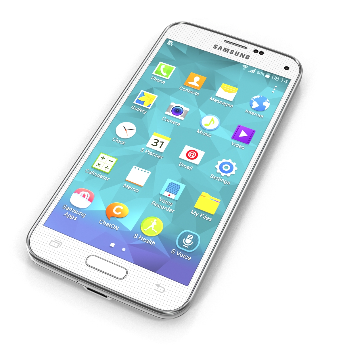 3D Samsung Galaxy S5 Mini White model