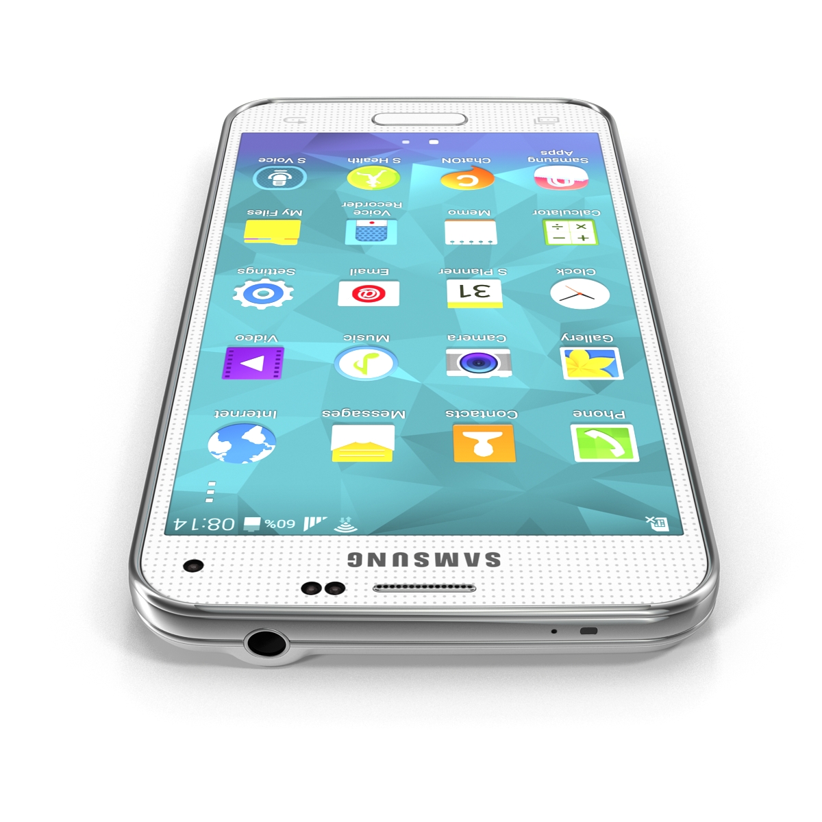 3D Samsung Galaxy S5 Mini White model