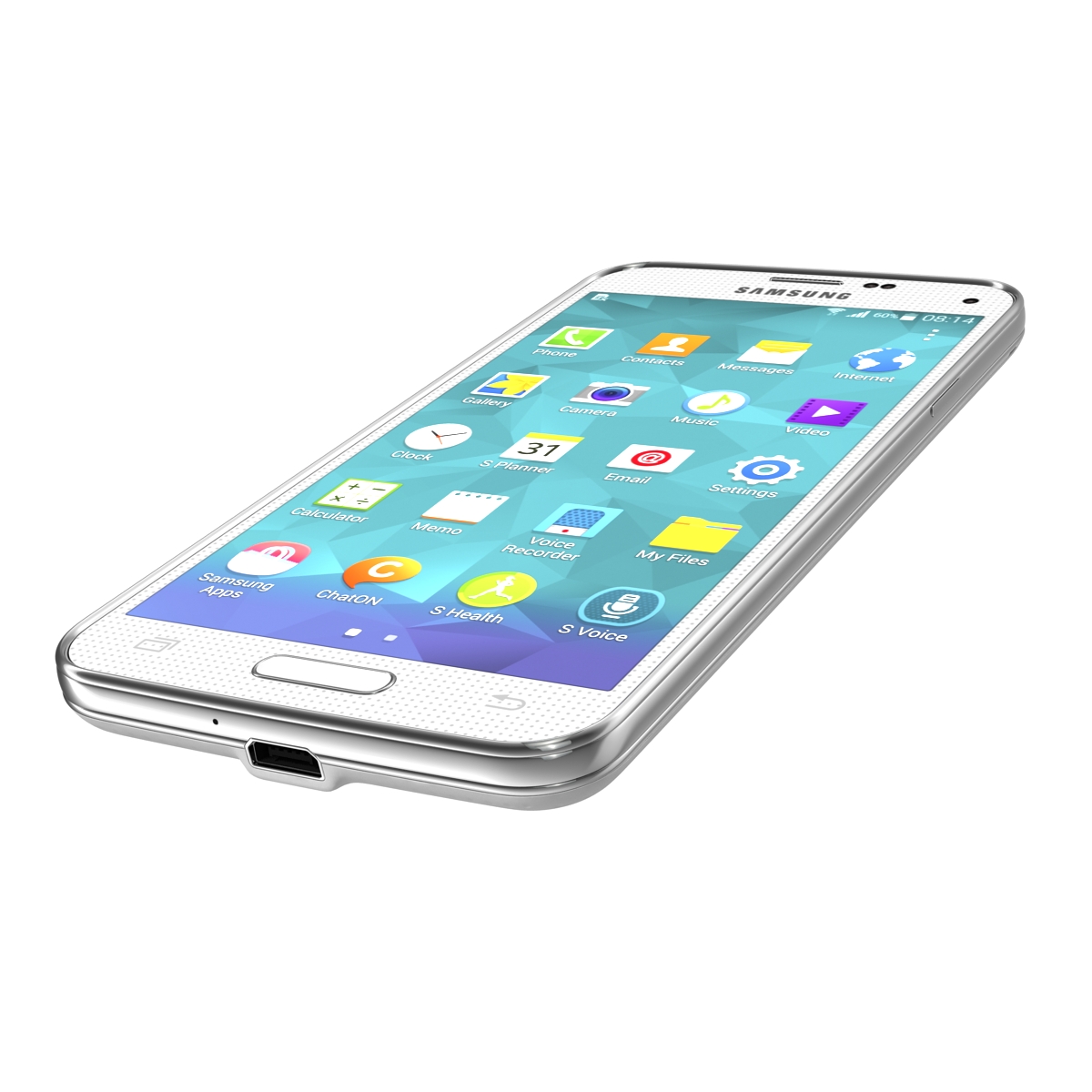 3D Samsung Galaxy S5 Mini White model