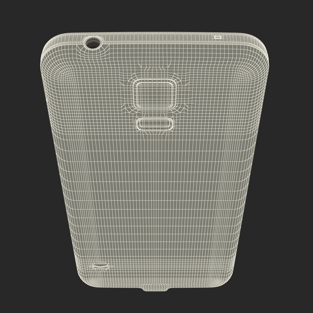 3D Samsung Galaxy S5 Mini White model