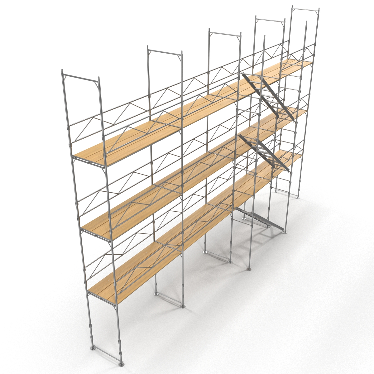 3D Pipe Staging Scaffold