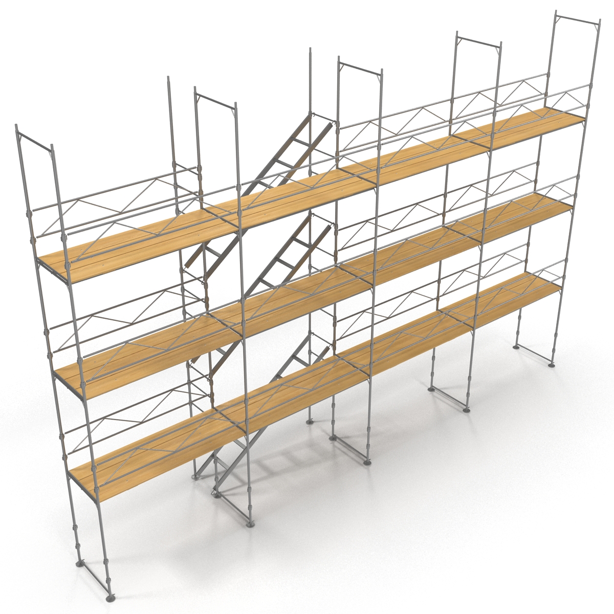 3D Pipe Staging Scaffold