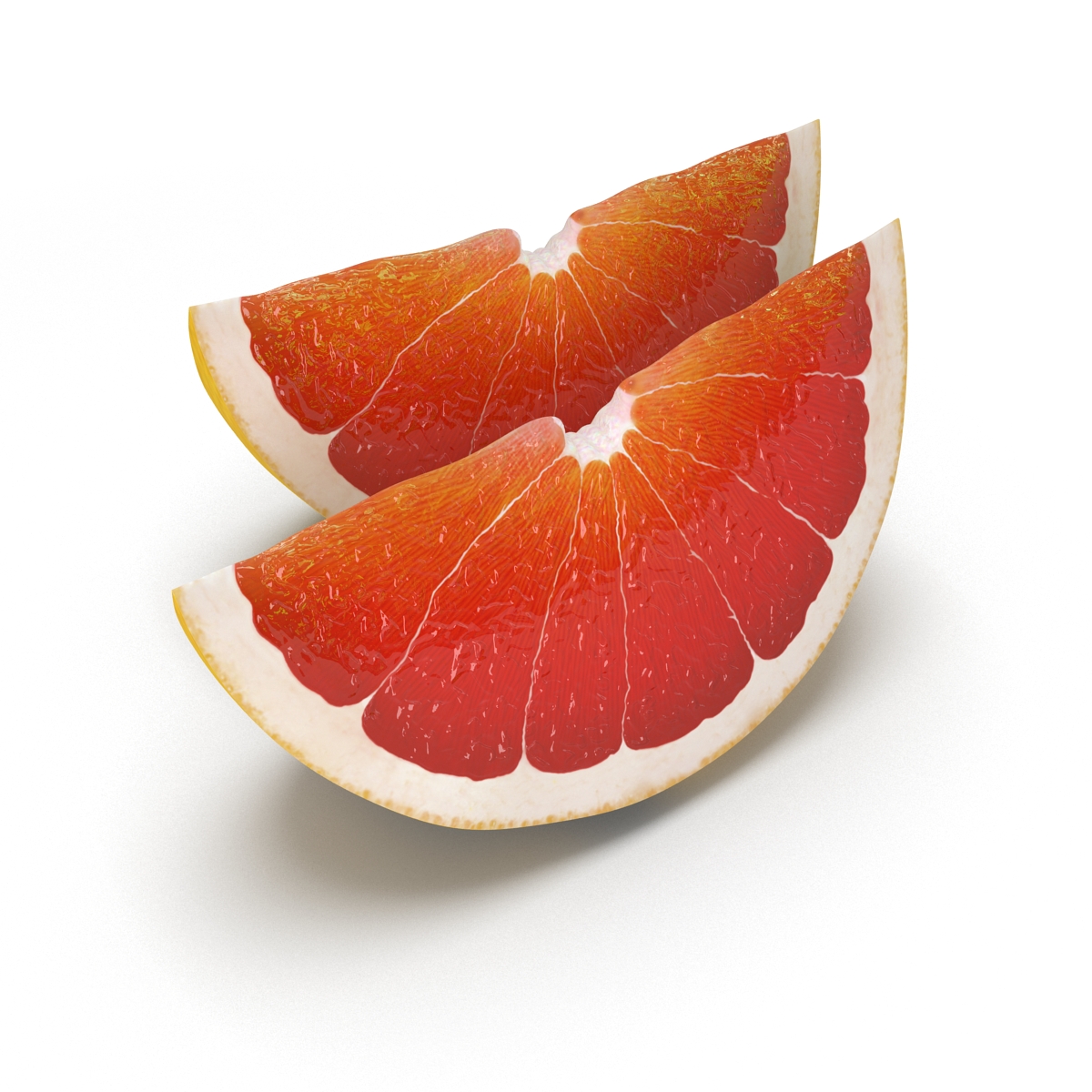 3D Grapefruit Slice