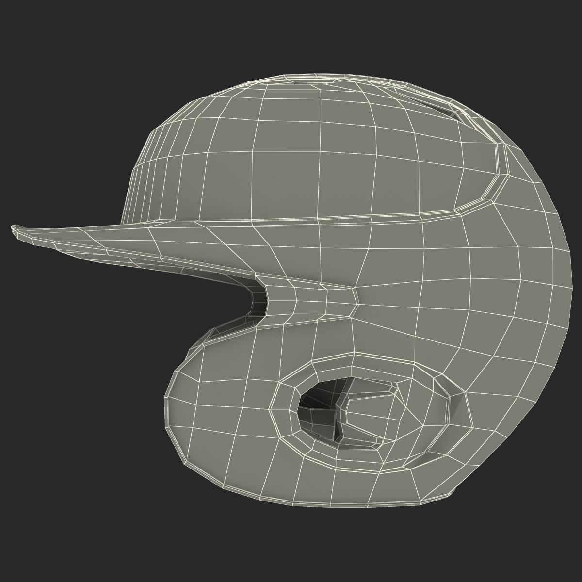 3D Batting Helmet 3