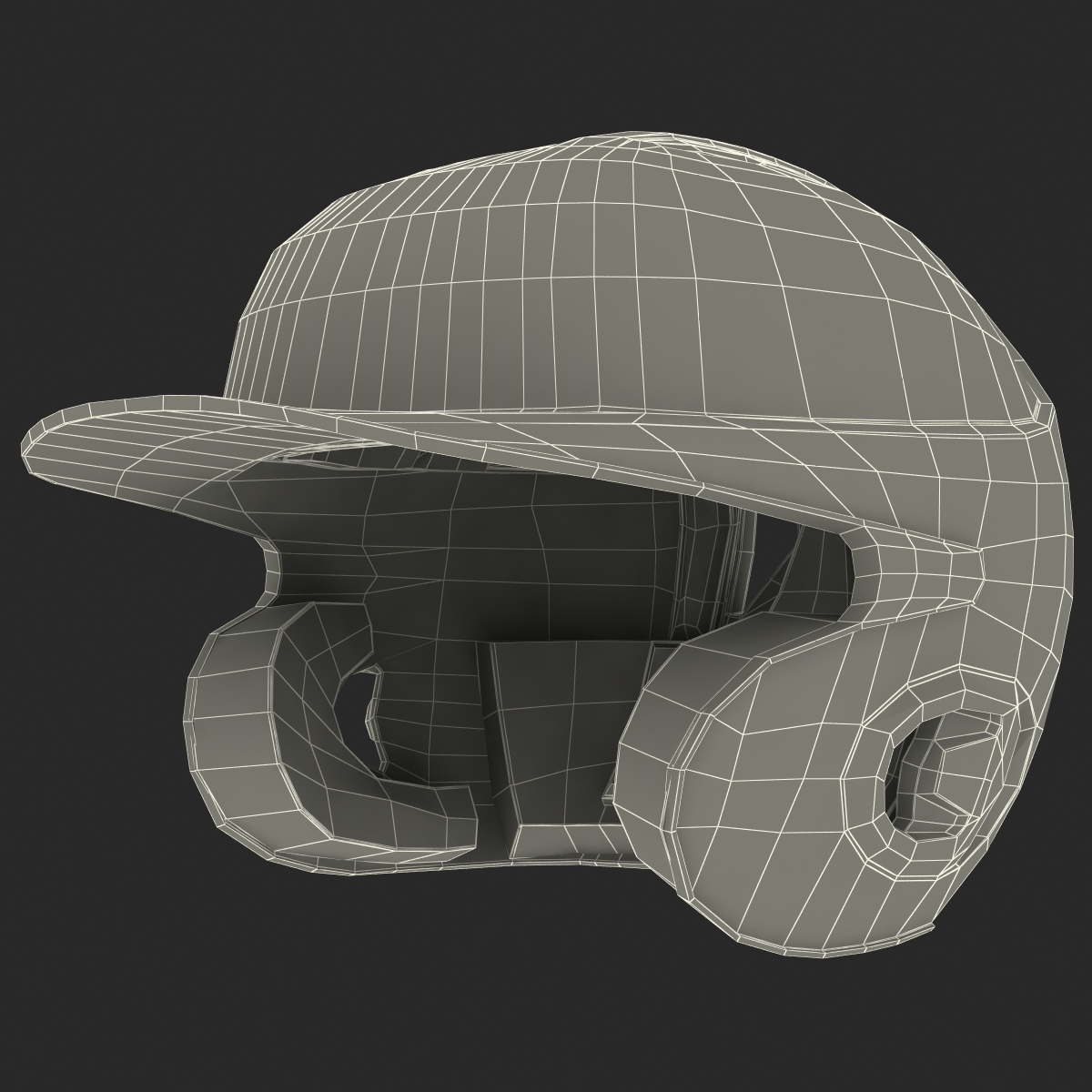 3D Batting Helmet 3