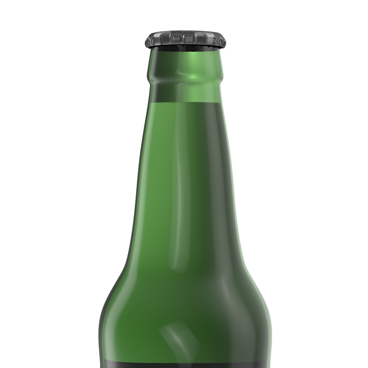 3D Beer Bottle 2 model