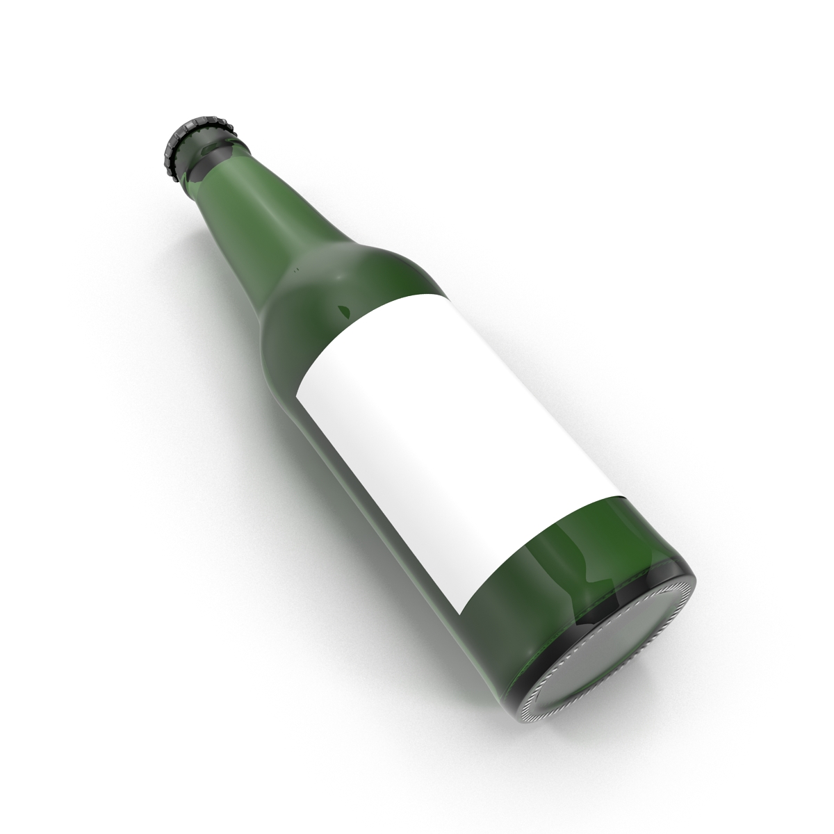 3D Beer Bottle 2 model