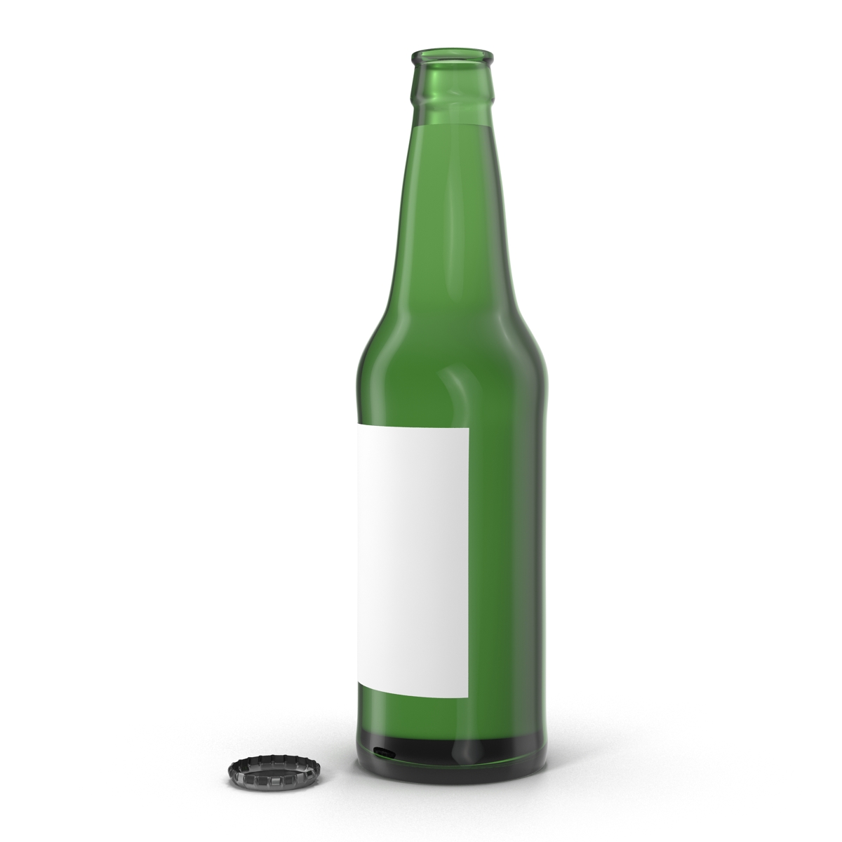 3D Beer Bottle 2 model