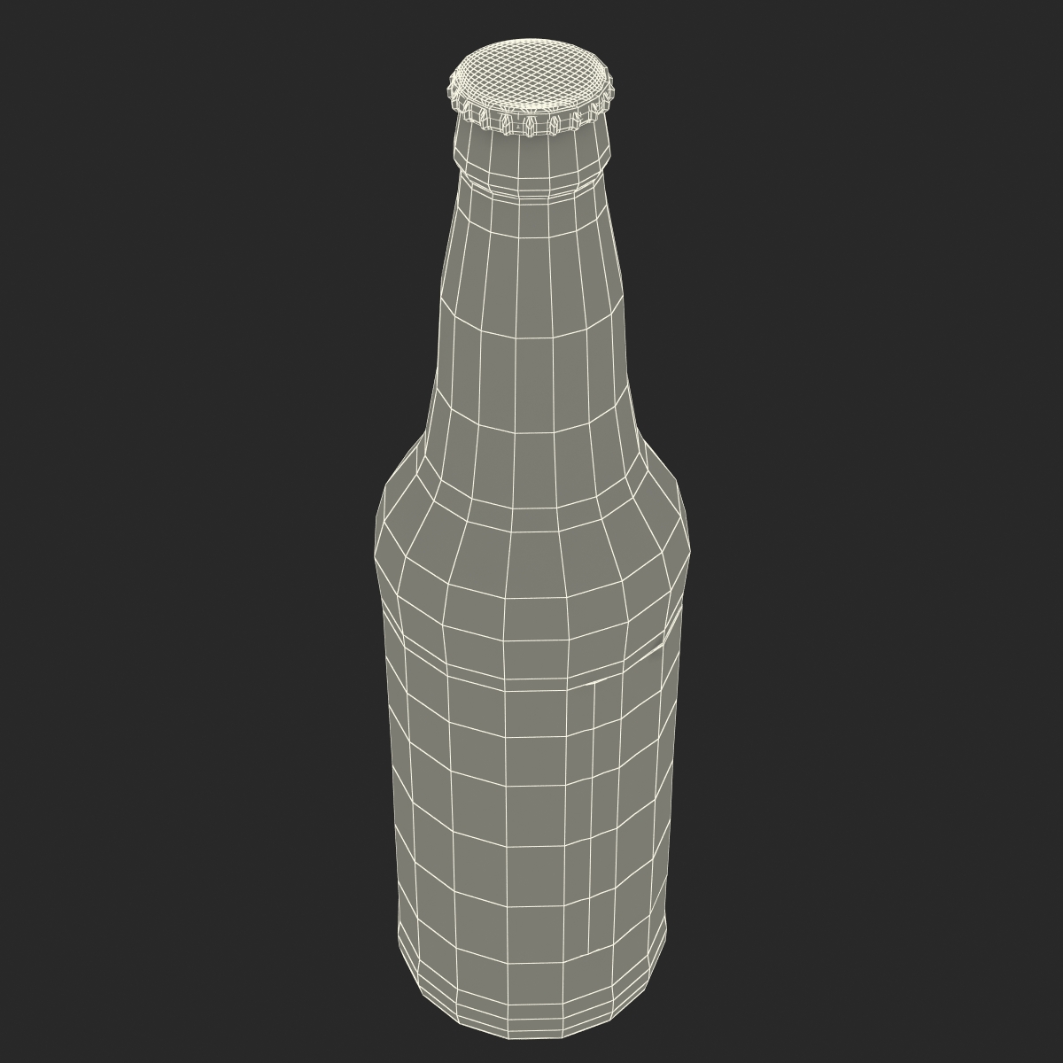 3D Beer Bottle 2 model