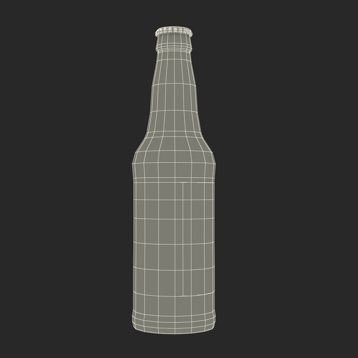 3D Beer Bottle 2 model