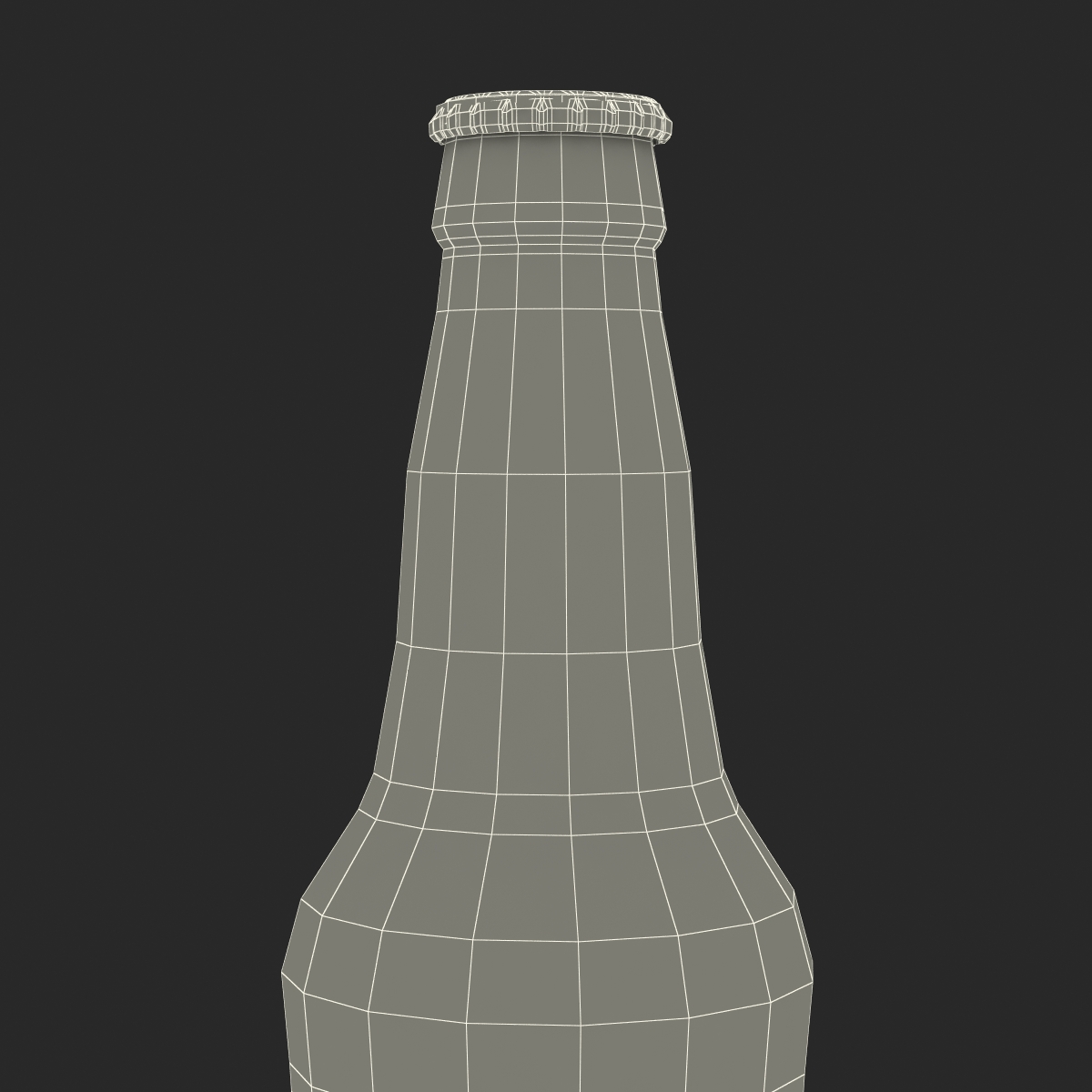 3D Beer Bottle 2 model