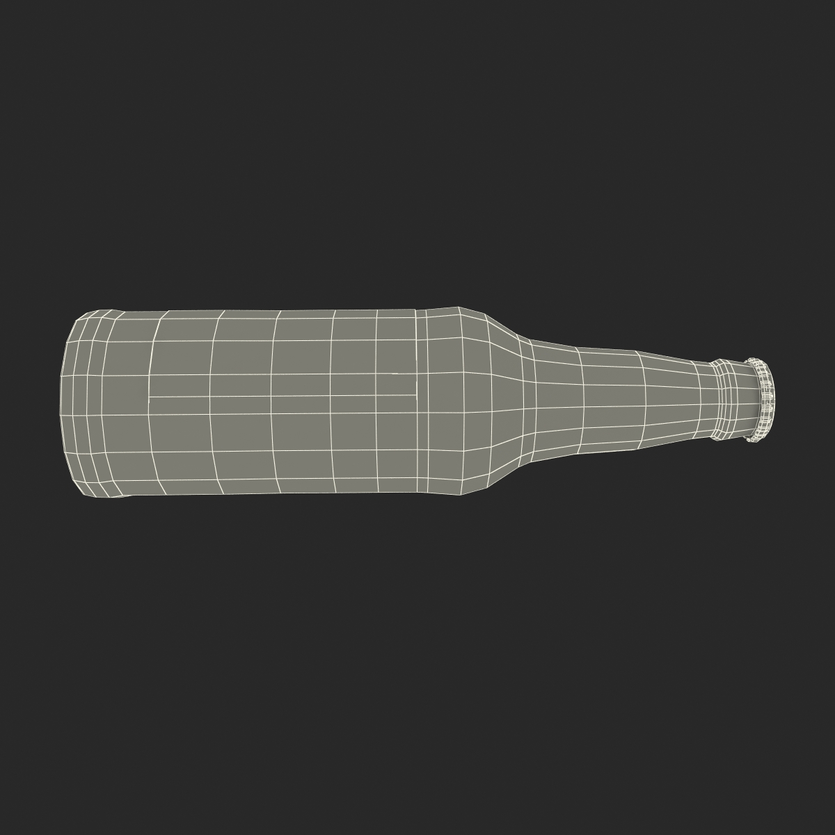 3D Beer Bottle 2 model