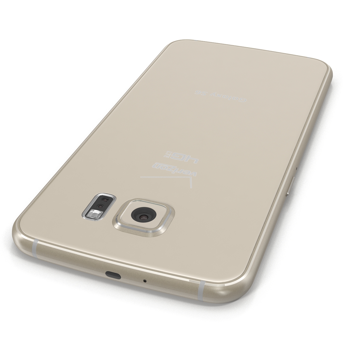 Samsung Galaxy S6 Gold 3D