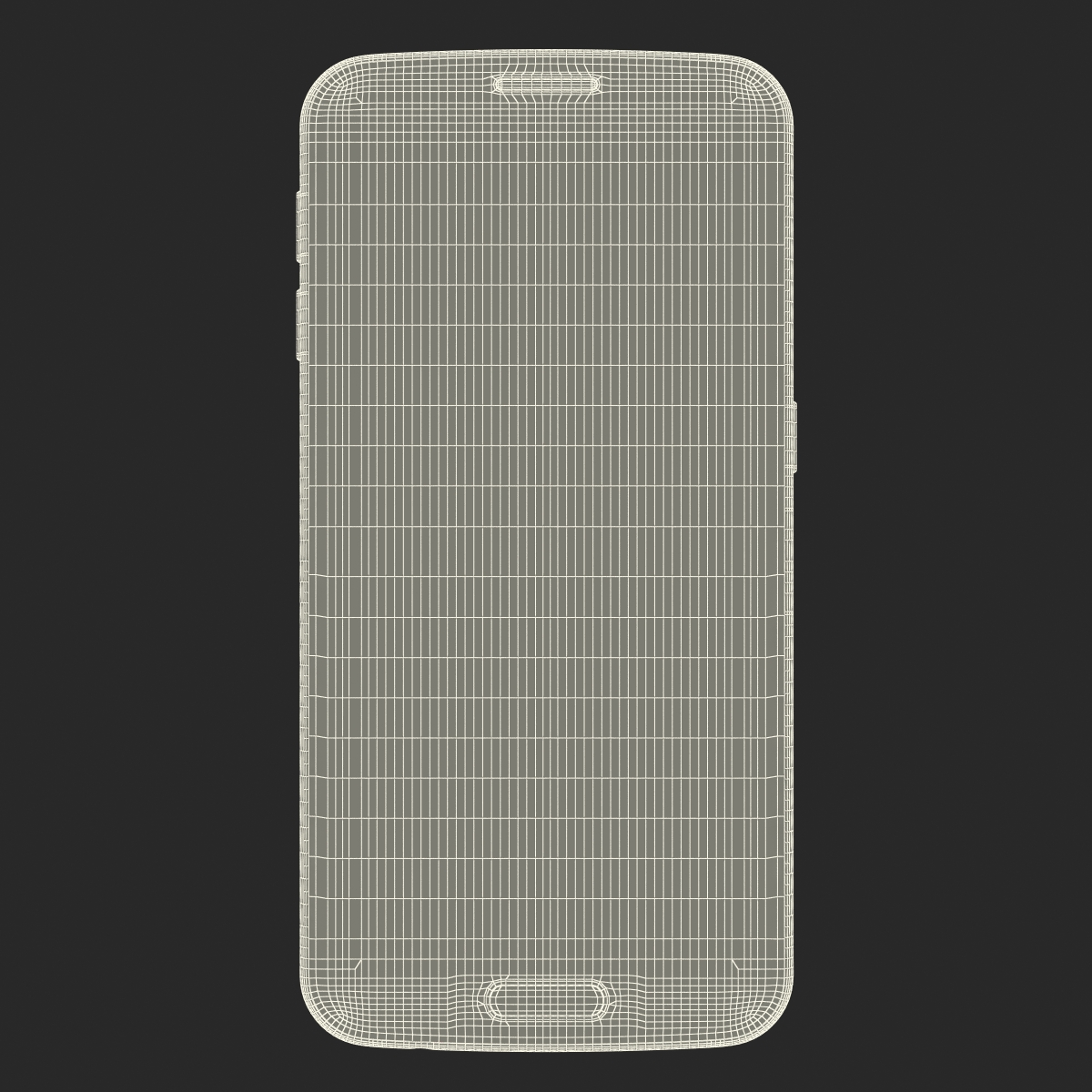 3D Samsung Galaxy S6 White model