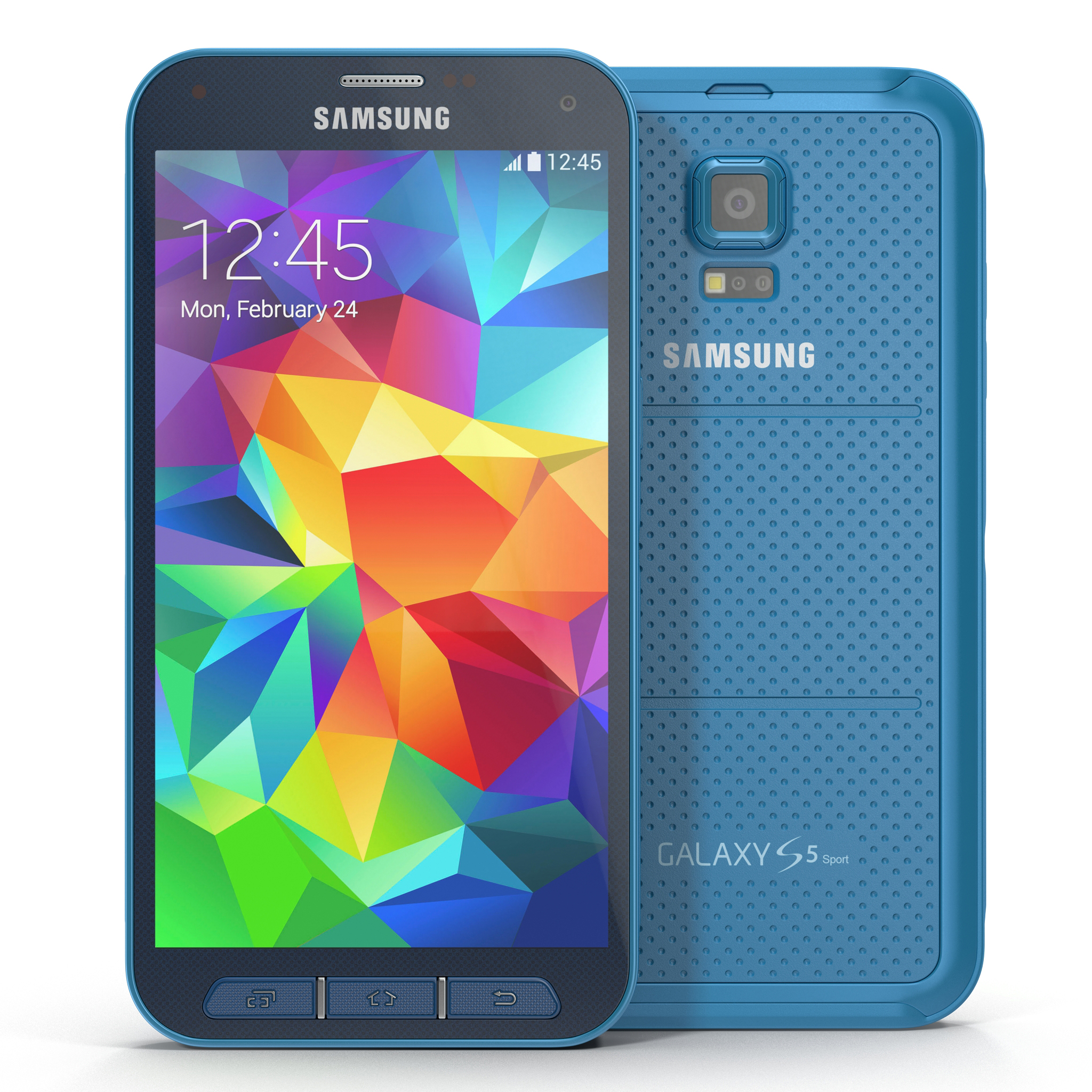 3D Samsung Galaxy S5 Sport Blue model