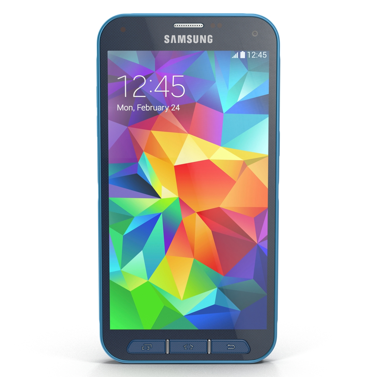 3D Samsung Galaxy S5 Sport Blue model