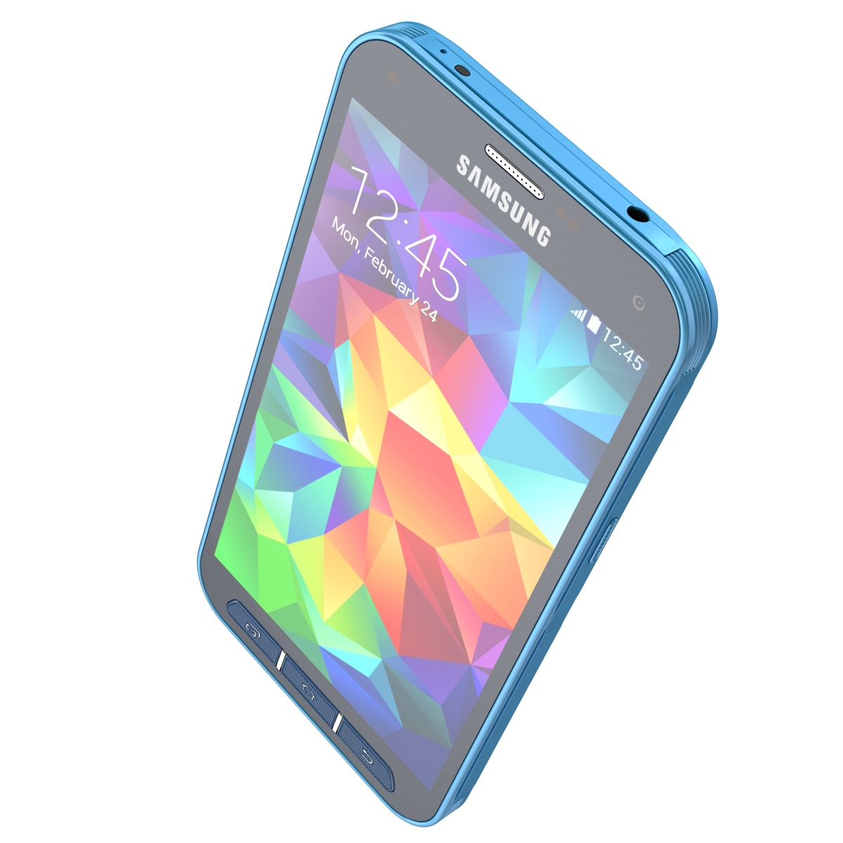 3D Samsung Galaxy S5 Sport Blue model