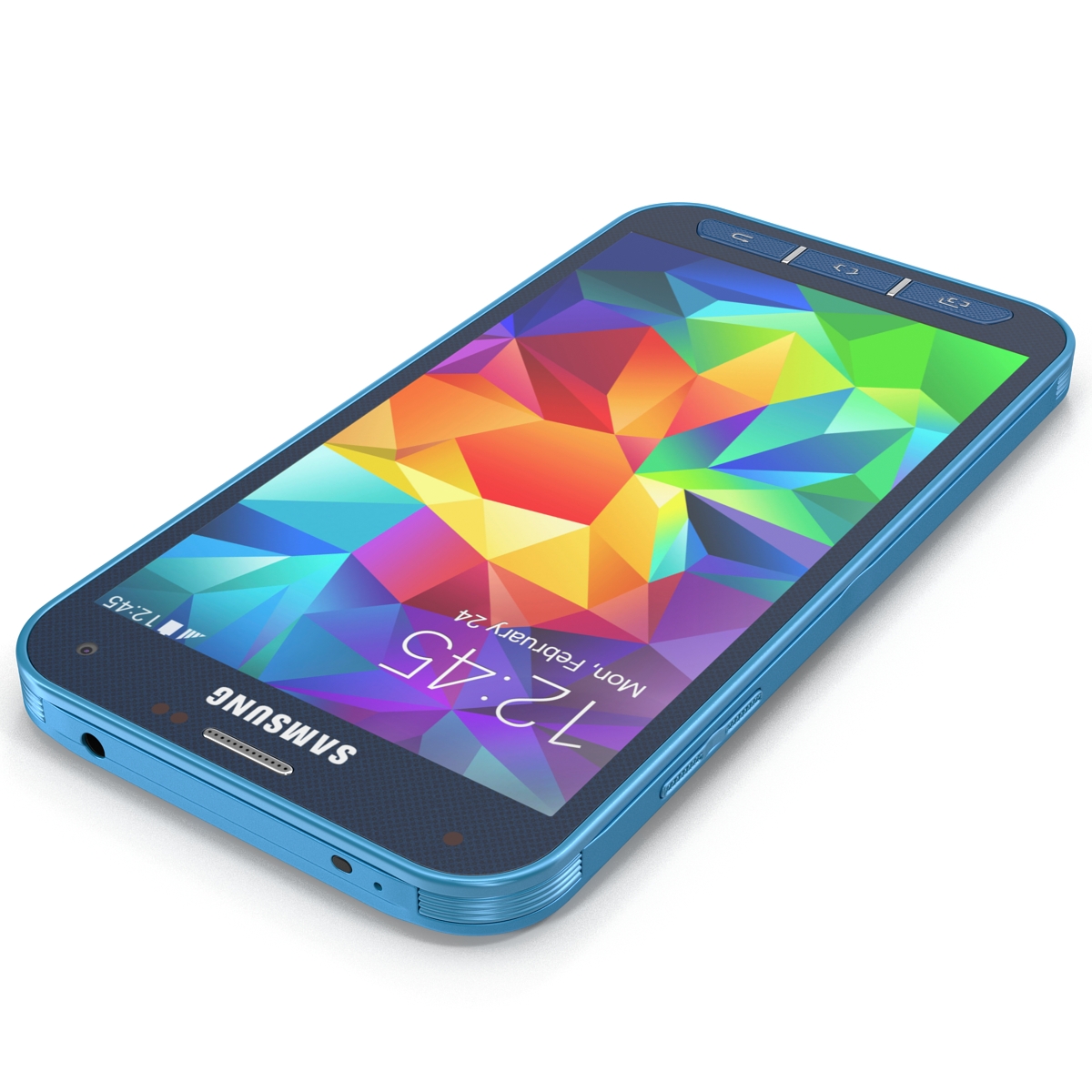 3D Samsung Galaxy S5 Sport Blue model