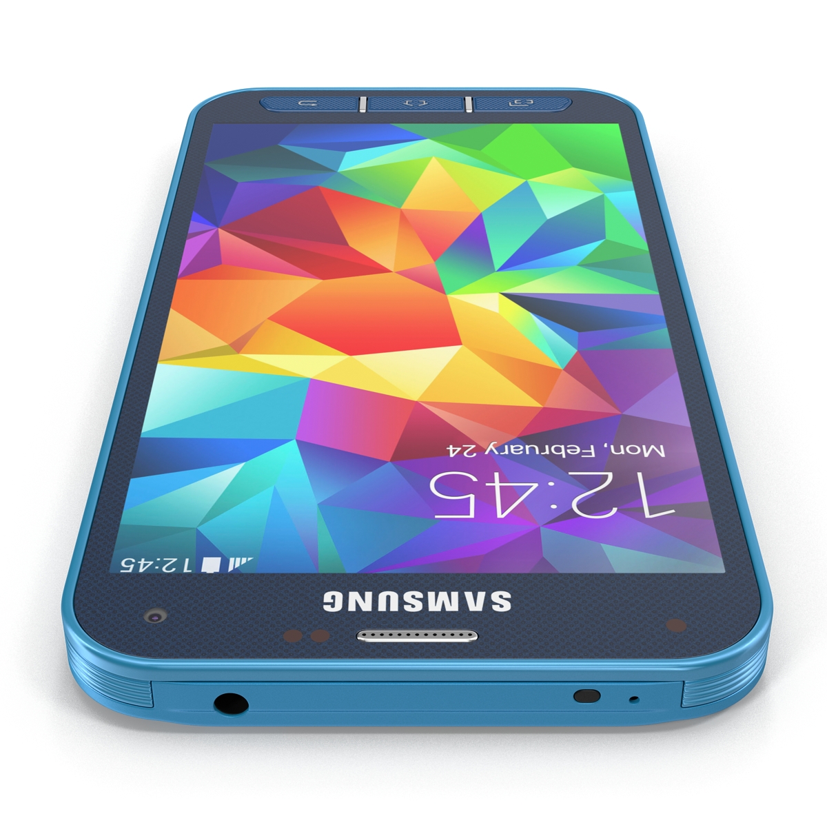 3D Samsung Galaxy S5 Sport Blue model