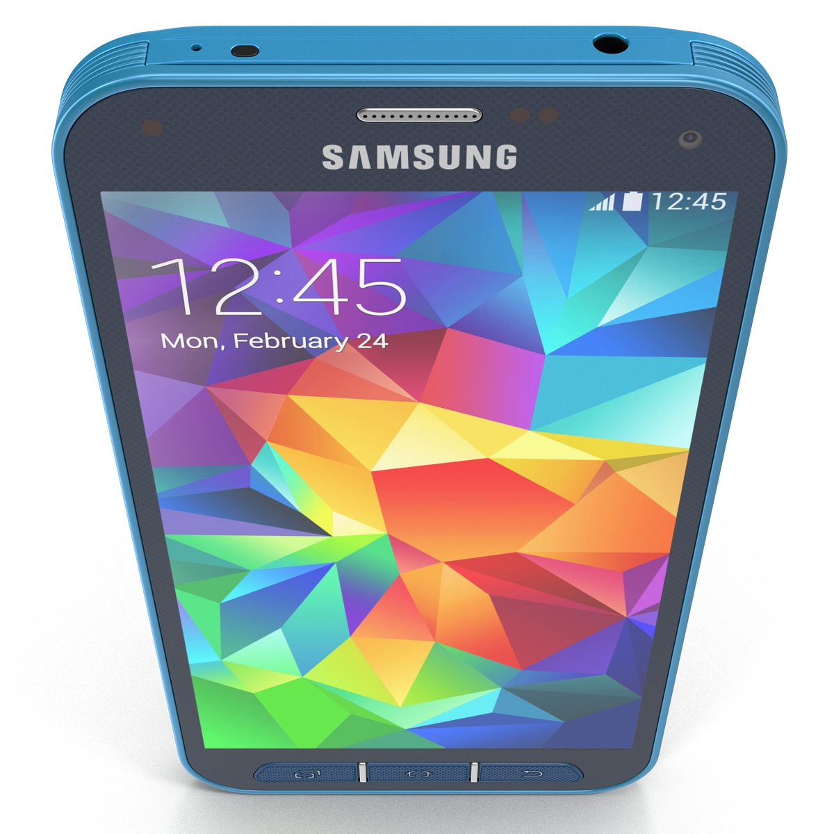 3D Samsung Galaxy S5 Sport Blue model