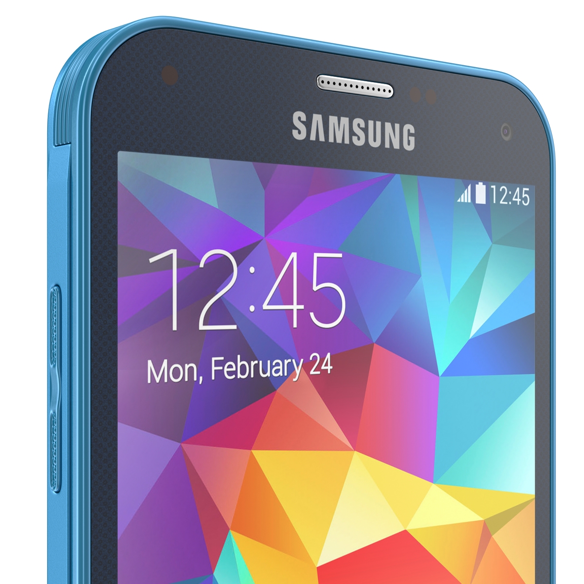 3D Samsung Galaxy S5 Sport Blue model