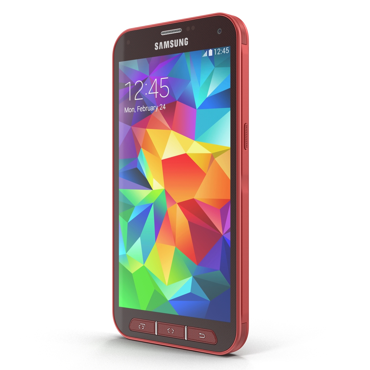 Samsung Galaxy S5 Sport Red 3D