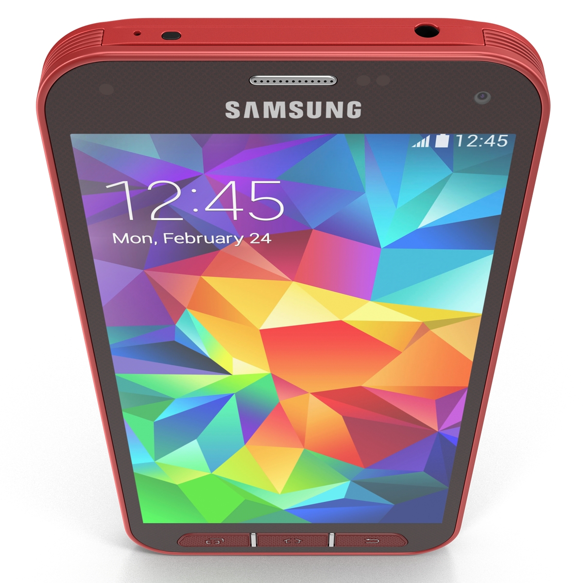 Samsung Galaxy S5 Sport Red 3D