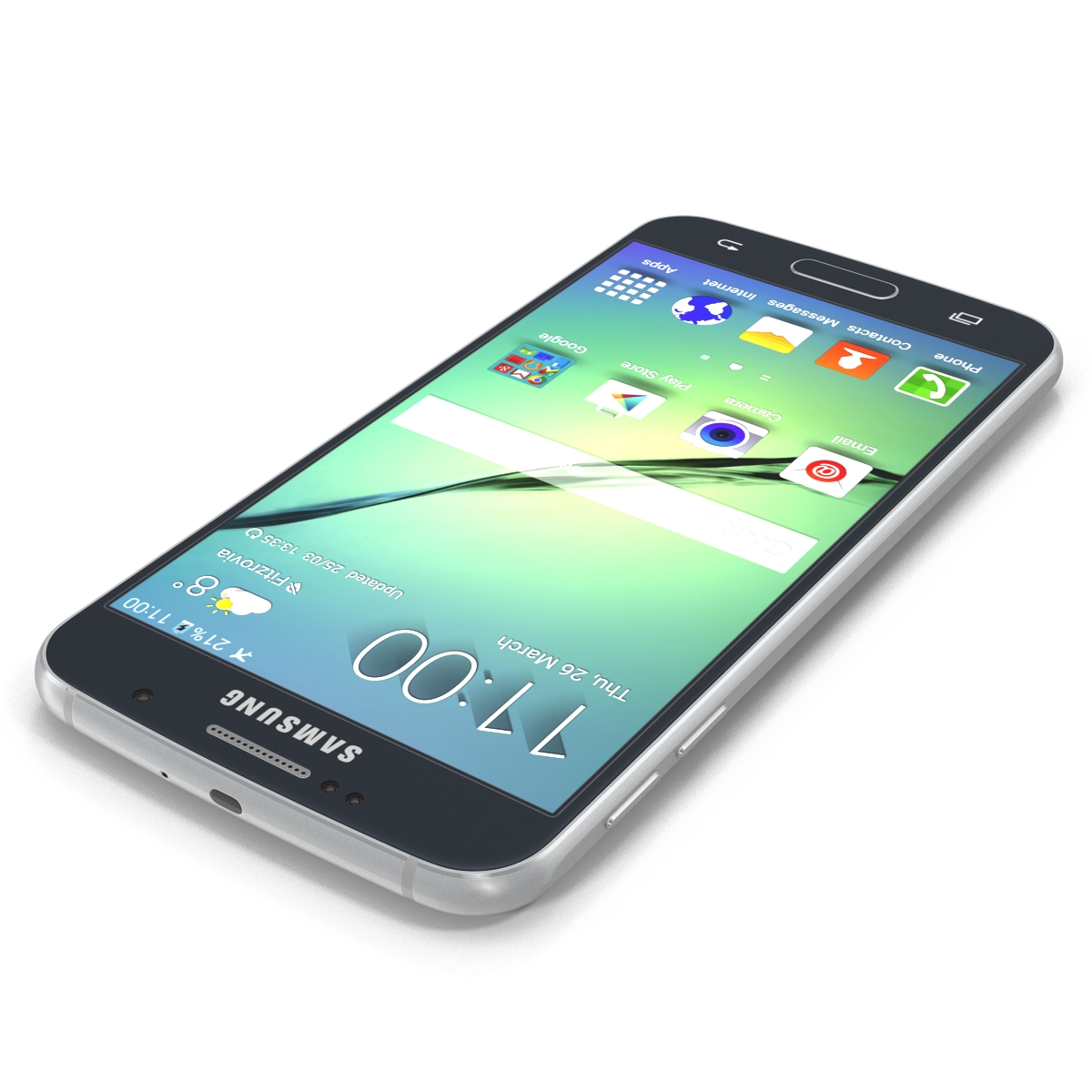 3D Samsung Galaxy S6 Black model