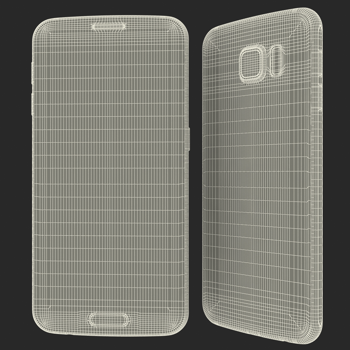 3D Samsung Galaxy S6 Black model