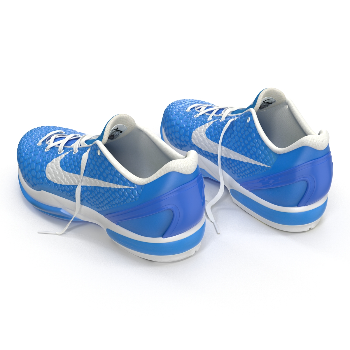 3D Sneakers Nike Zoom Blue model