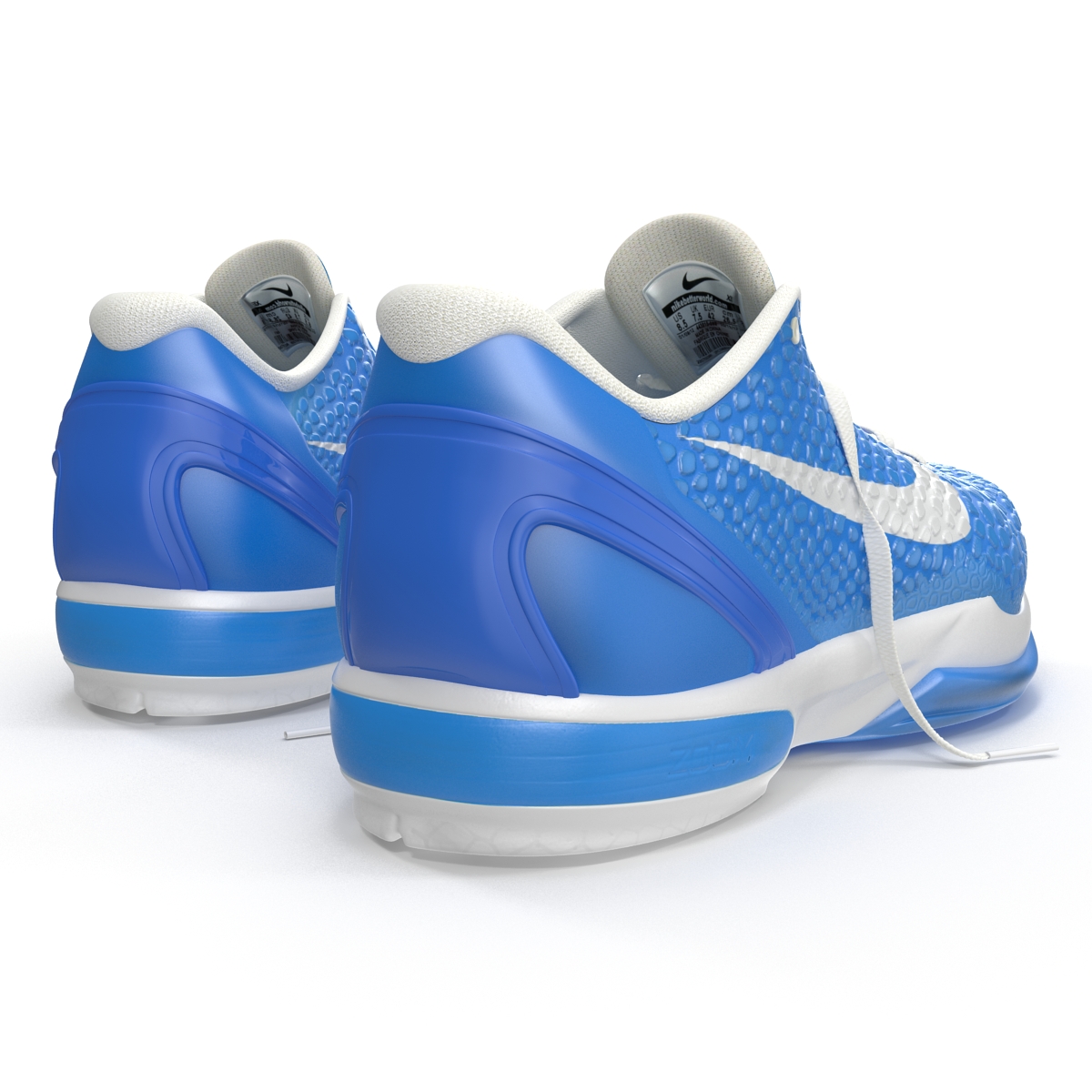 3D Sneakers Nike Zoom Blue model